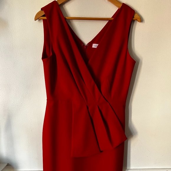 Calvin Klein Red Dress - Picture 1 of 2